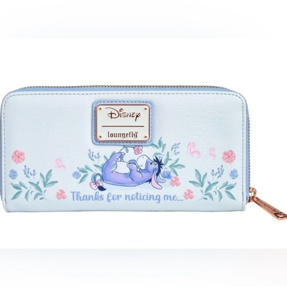 Disney Loungefly Eeyore Floral Wallet
